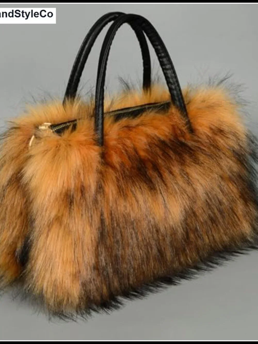 Faux Fur Hobo Bag Women Fuzzy Shoulder Purse Y2K Winter Makeup Travel Gift